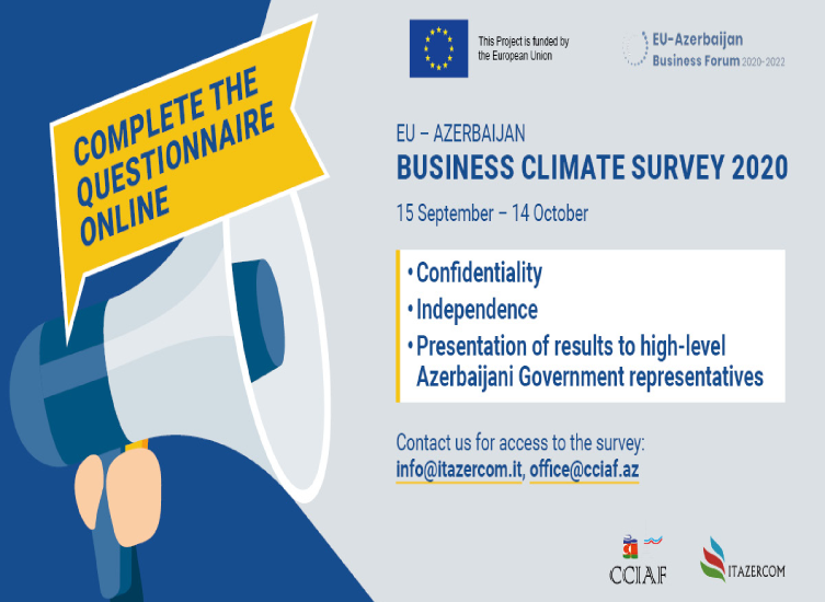 La CCIAF mène une enquête dans le cadre du Forum des affaires UE-Azerbaïdjan