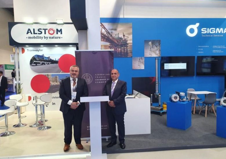 AFchamber, Sigma Technologies Et Alstom Transport Ont Participé À La 27e Exposition International Du Pétrole Et Du Gaz De La Mer Caspienne