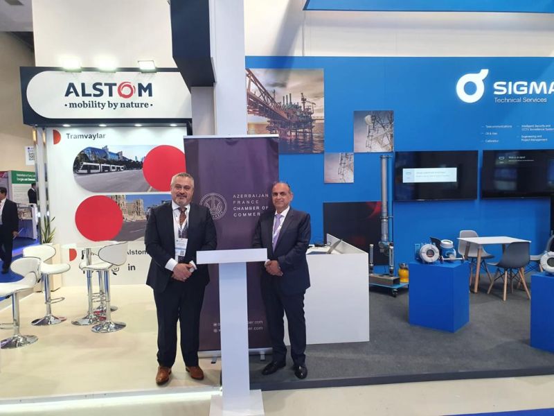 AFchamber Sigma Technologies və Alstom Transport şirkətləri İlə birlikdə 27-ci Caspian Oil&Gas Sərgisində İştirak edib
