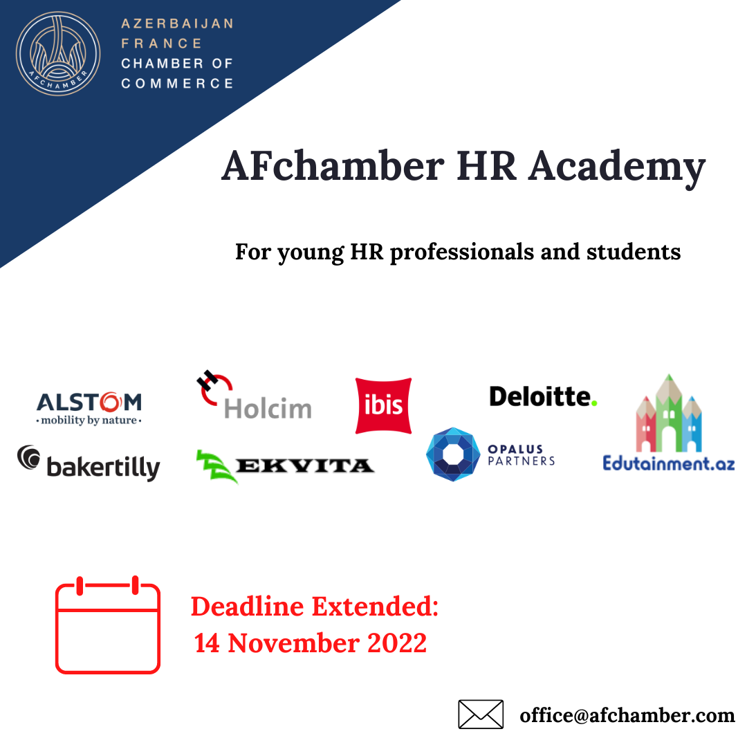 Call For Application: AFchamber HR Academy
