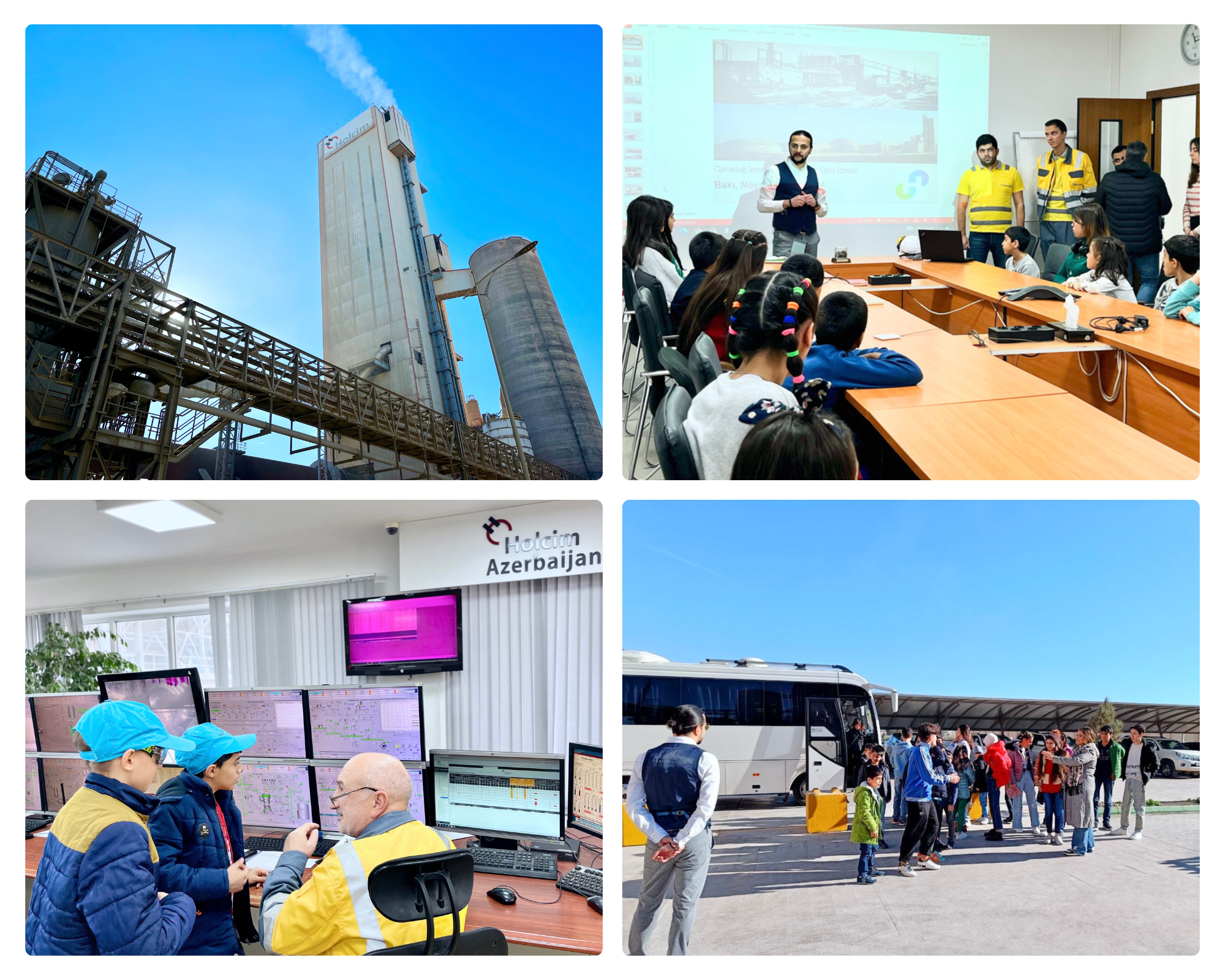 “Holcim” Azerbaijan hosted a study trip program to the Holcim factory for the joint Social Project of AFchamber and ALSTOM “Career Orientation Days for Orphans”.