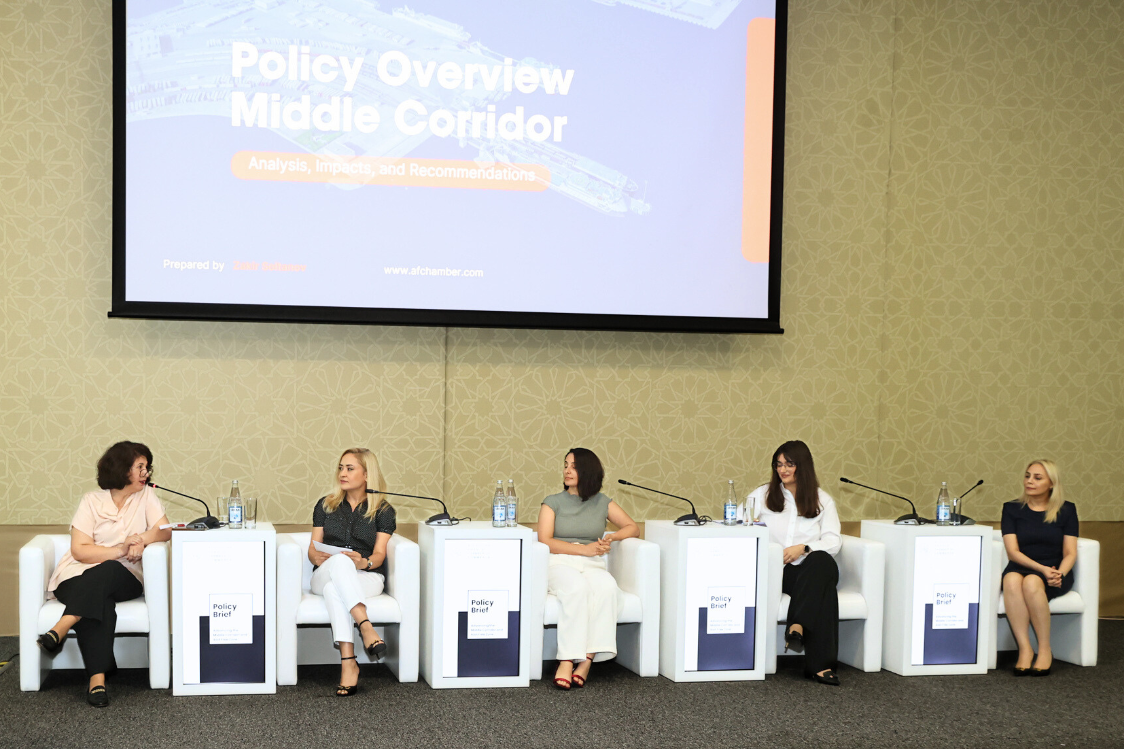 AFchamber Organized the Event: “Presentation of the Policy Brief on the Middle Corridor and Alat Free Zone”